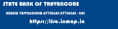 STATE BANK OF TRAVANCORE  KERALA TRIVANDRUM ATTINGAL ATTINGAL - NRI  ifsc code
